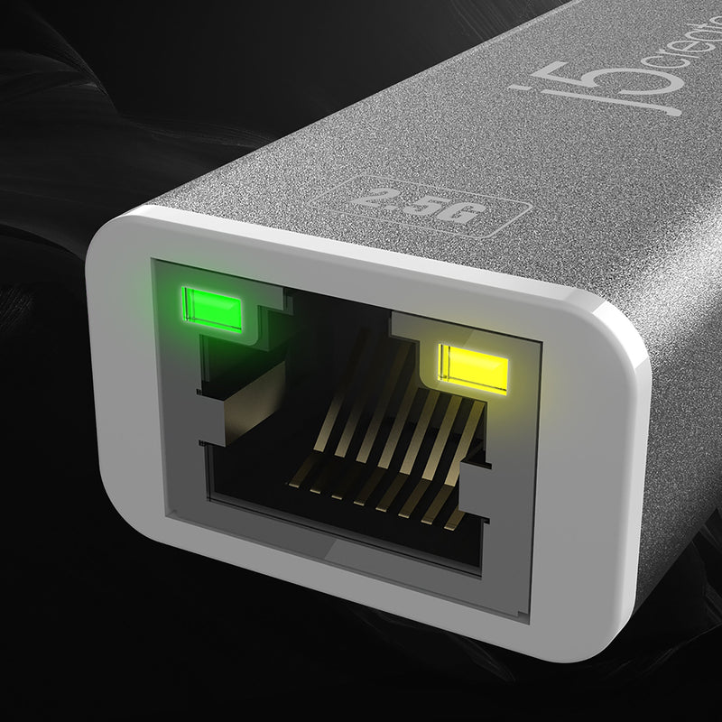 JCE145 USB-C to 2.5G超高速外接網路卡