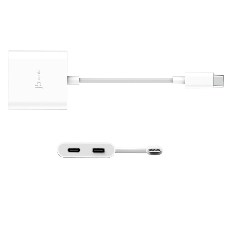 JCA164 USB-C 視訊充電轉接器<br>視訊/充電二合一