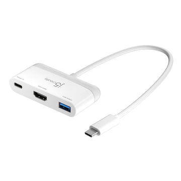 JCA3710 USB-C三合一擴充轉接頭