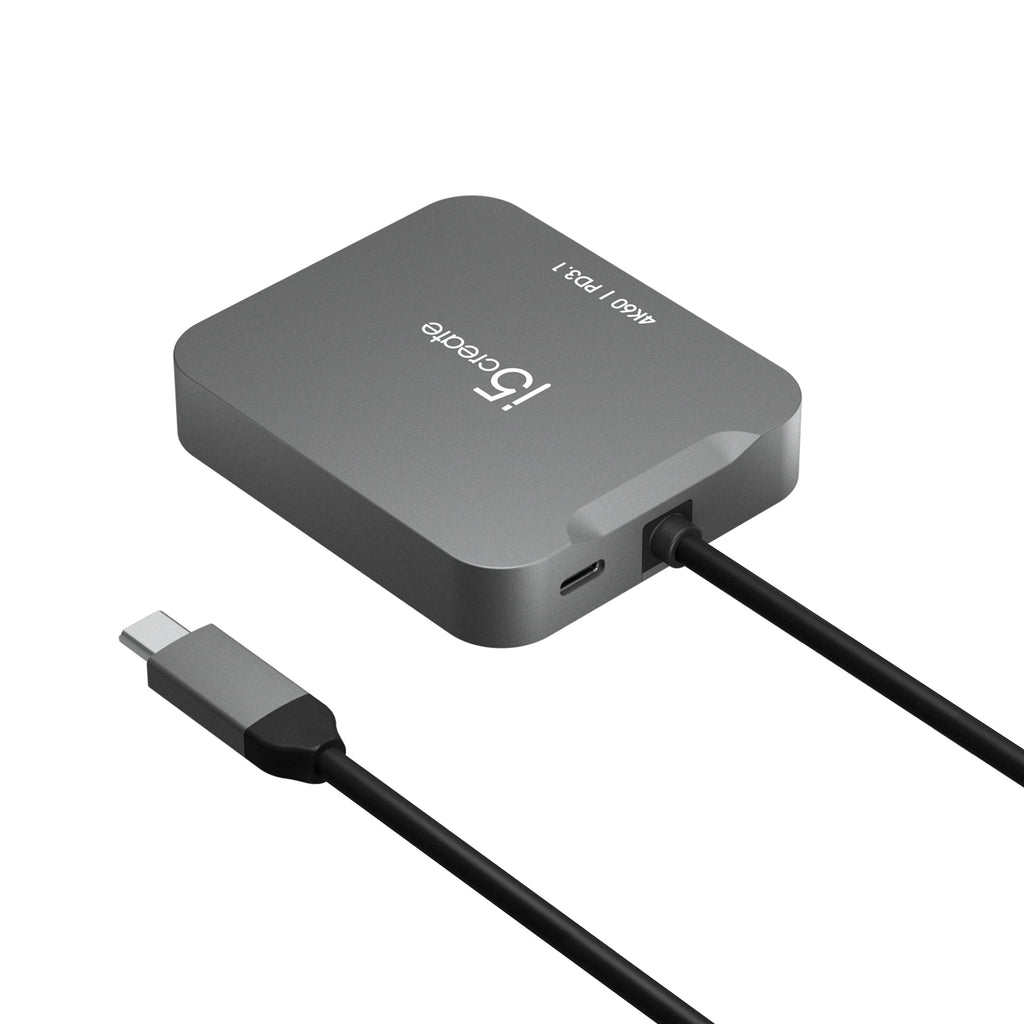 JCD3191 4K60 USB-C 輕巧擴充集線器