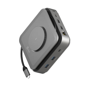 JCD3199 USB-C PD3.1 雙4K無線充電多功能擴充基座