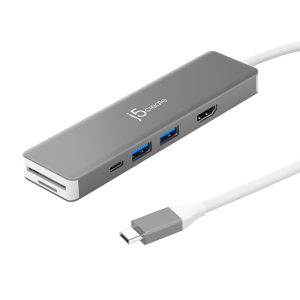JCD390 USB-C Gen2二代超高速<Br>7合1擴充集線器