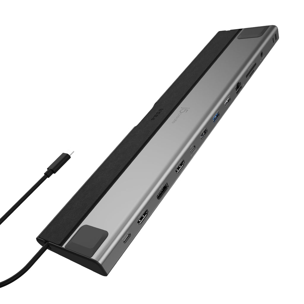 JCD554 USB4 4K三螢幕<br>12合1多功能筆電擴充基座