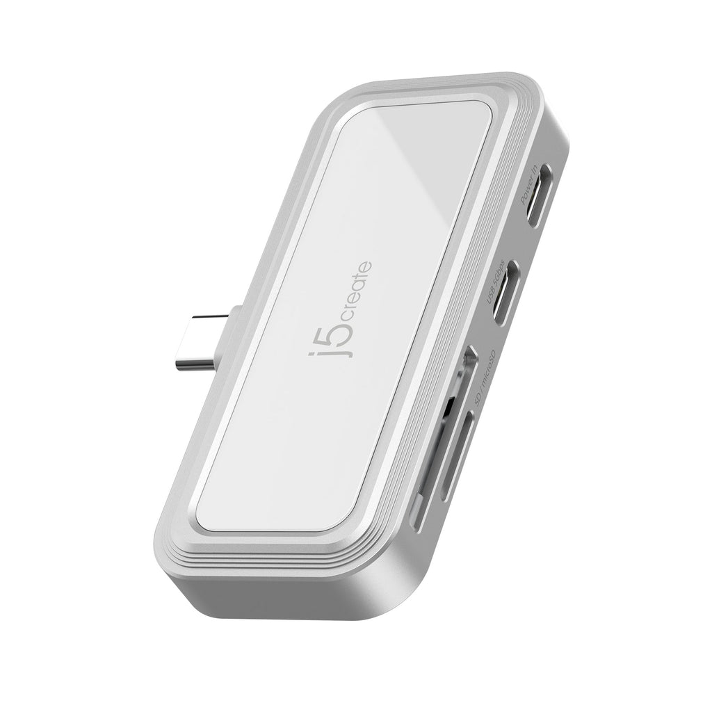 JCH167W USB-C充電讀卡多功能轉接器