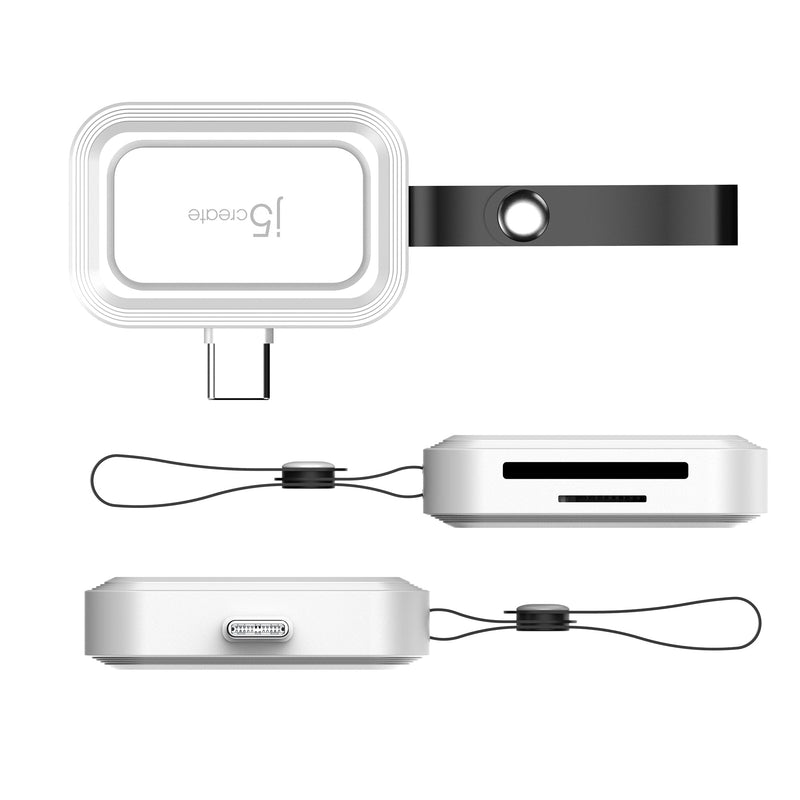 JCHSD33W USB-C手機迷你<br>SD/microSD讀卡機
