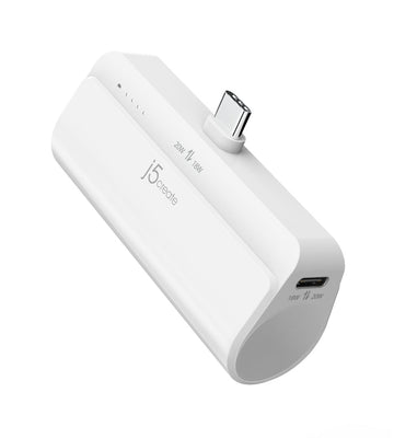 JPB5220 USB-C®口袋快充行動電源<br><small><small>（典雅白 / JPB5220W）（魅力粉 / JPB5220R）（奶茶棕 / JPB5200C）</small></small>