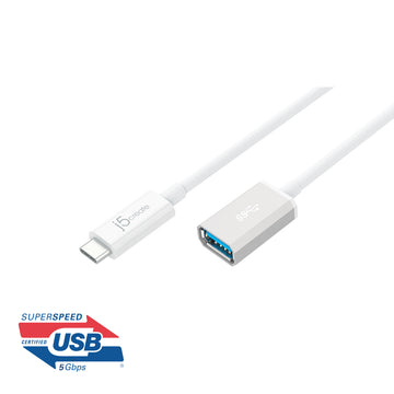JUCX05 USB 3.1 Type-C to Type-A轉接線