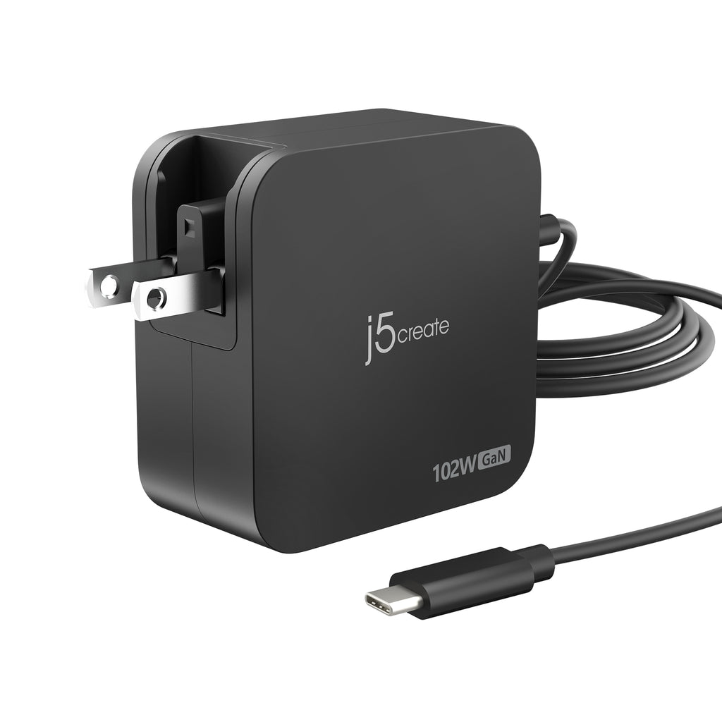 JUP25102 102W GaN氮化鎵雙充<br>輕巧電源供應器