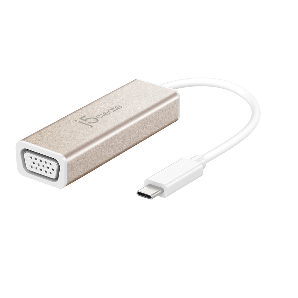 JCA111 USB Type-C to VGA 轉接器