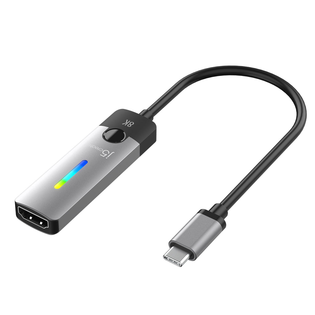 JCA157 USB-C 8K炫彩HDMI 2.1轉接器