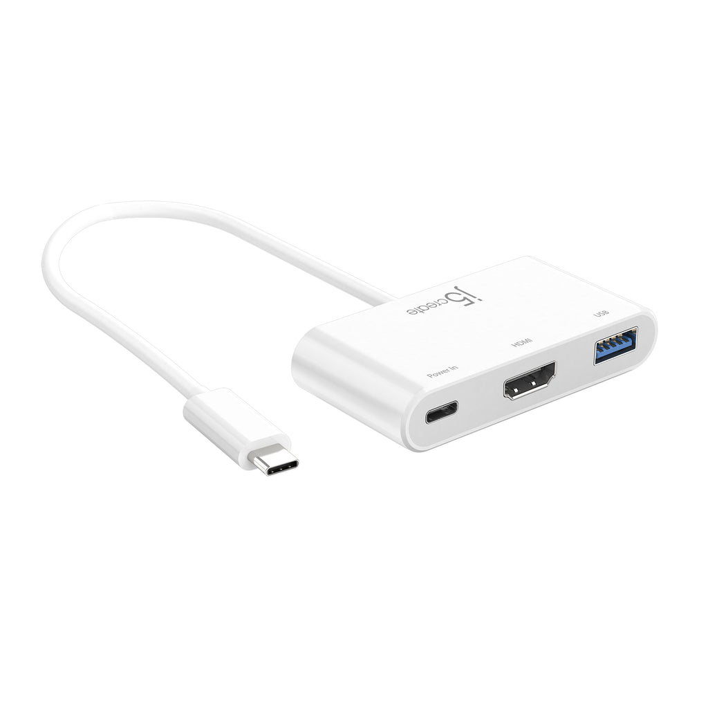 JCA379  USB Type-C轉HDMI 4K 三合一螢幕轉接器