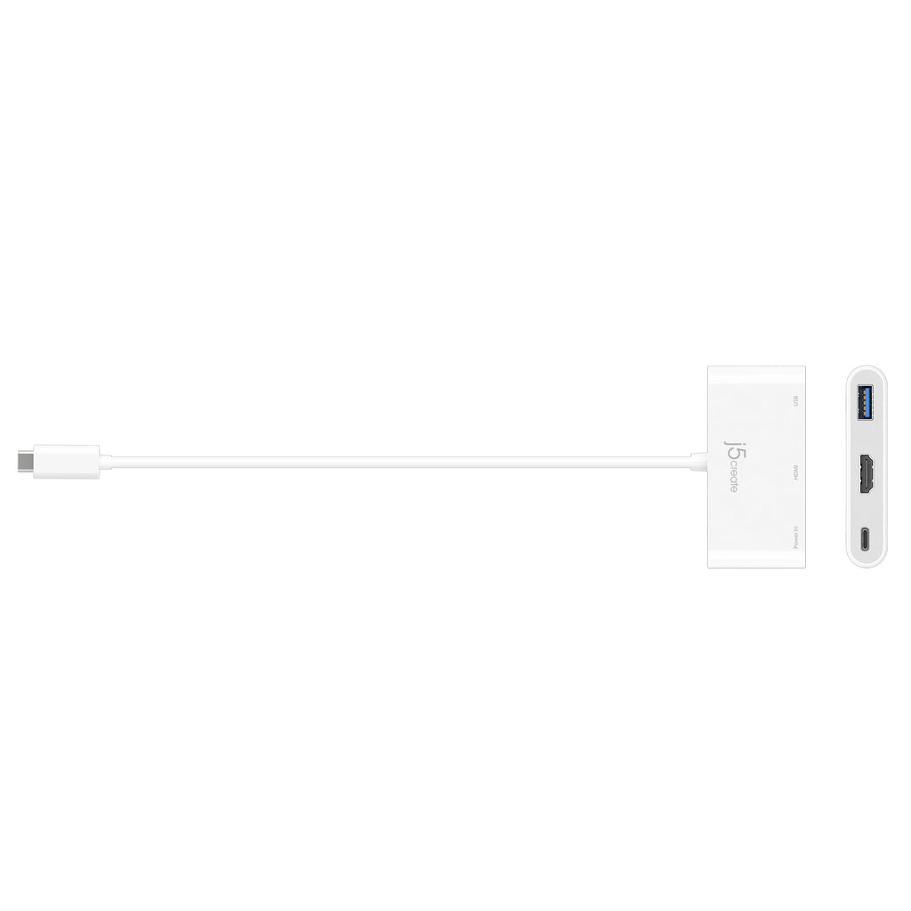 JCA379  USB Type-C轉HDMI 4K 三合一螢幕轉接器