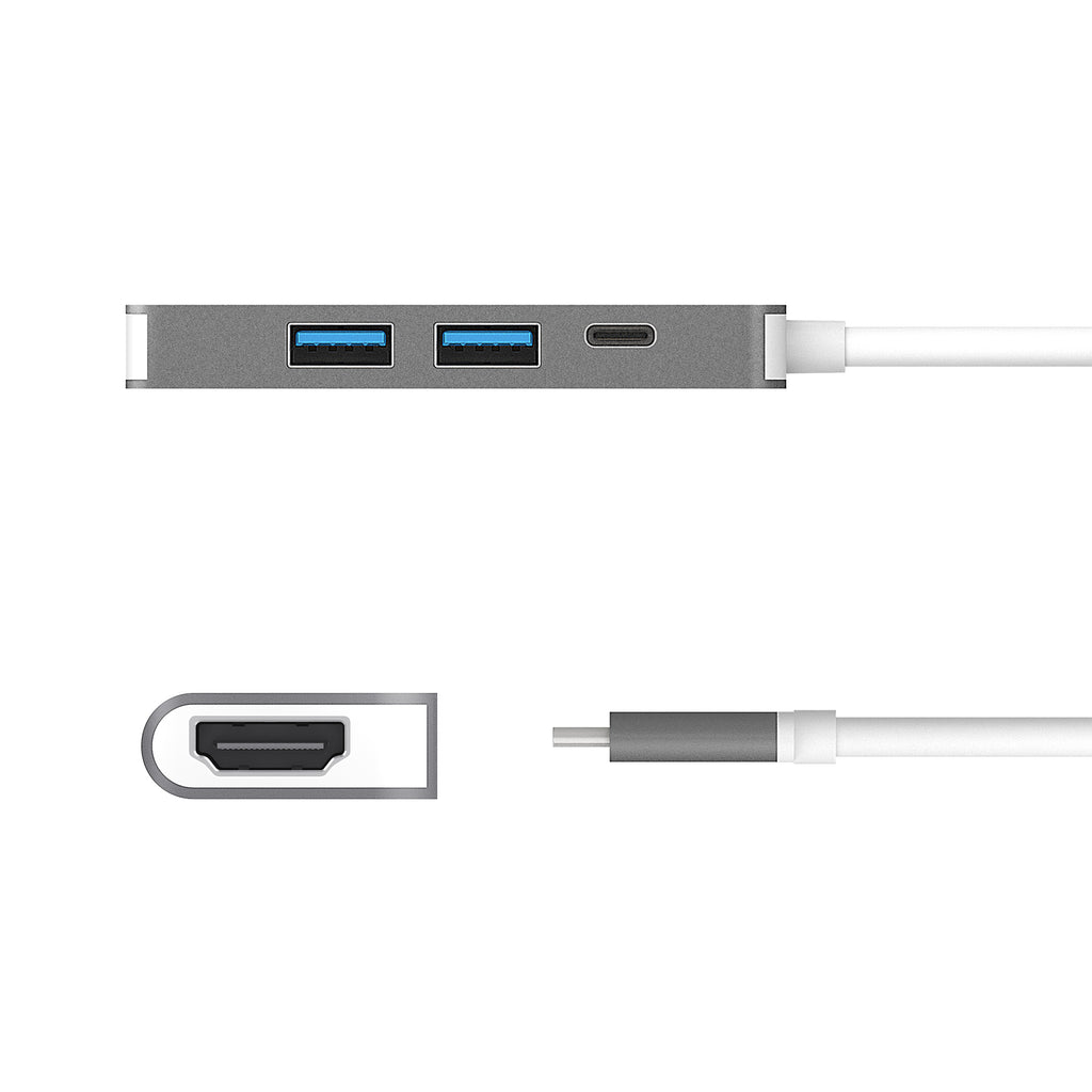 JCD371 USB-C 5合1擴充迷你集線器