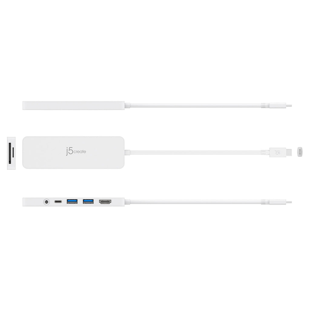 JCD373 USB-C 7合1多功能擴充集線器