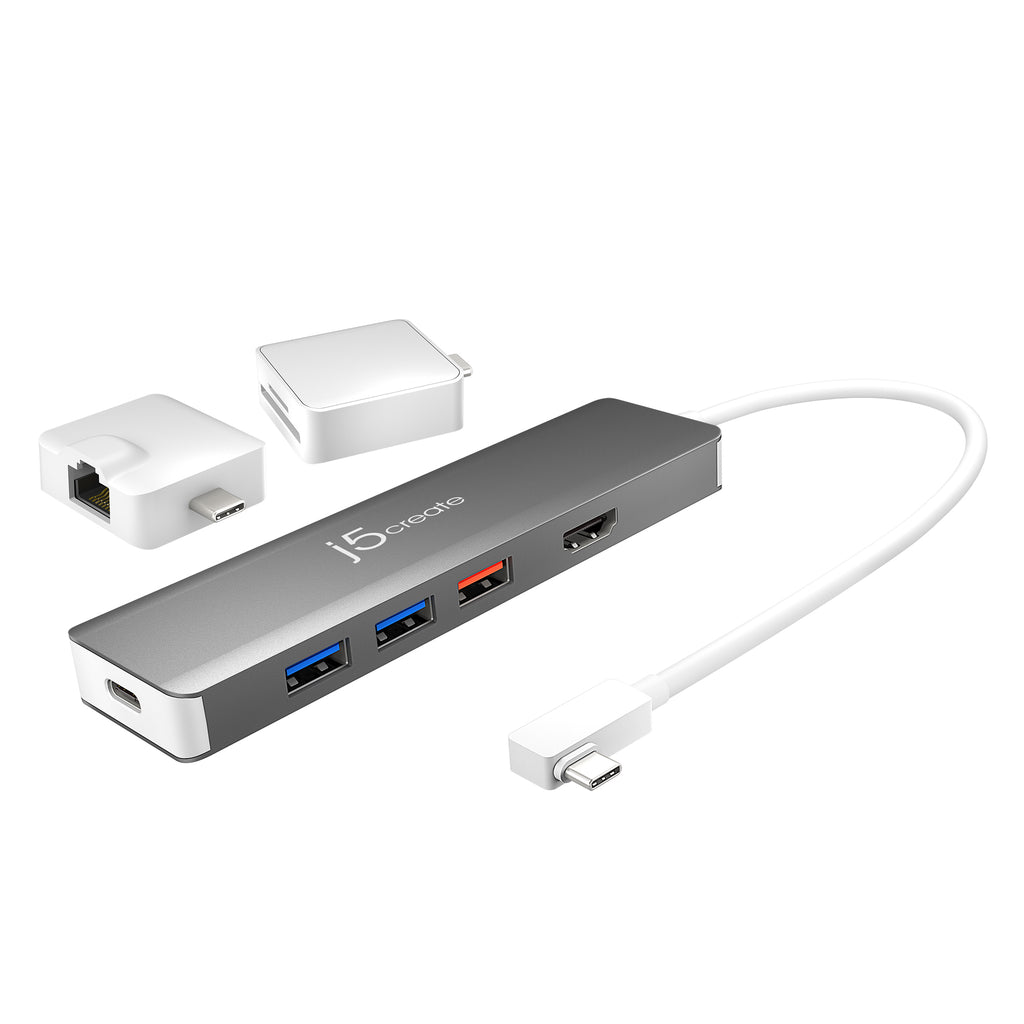 JCD375 USB-C Gen2 二代超高速擴充集線器<Small>附USB-C轉接模組</Small>