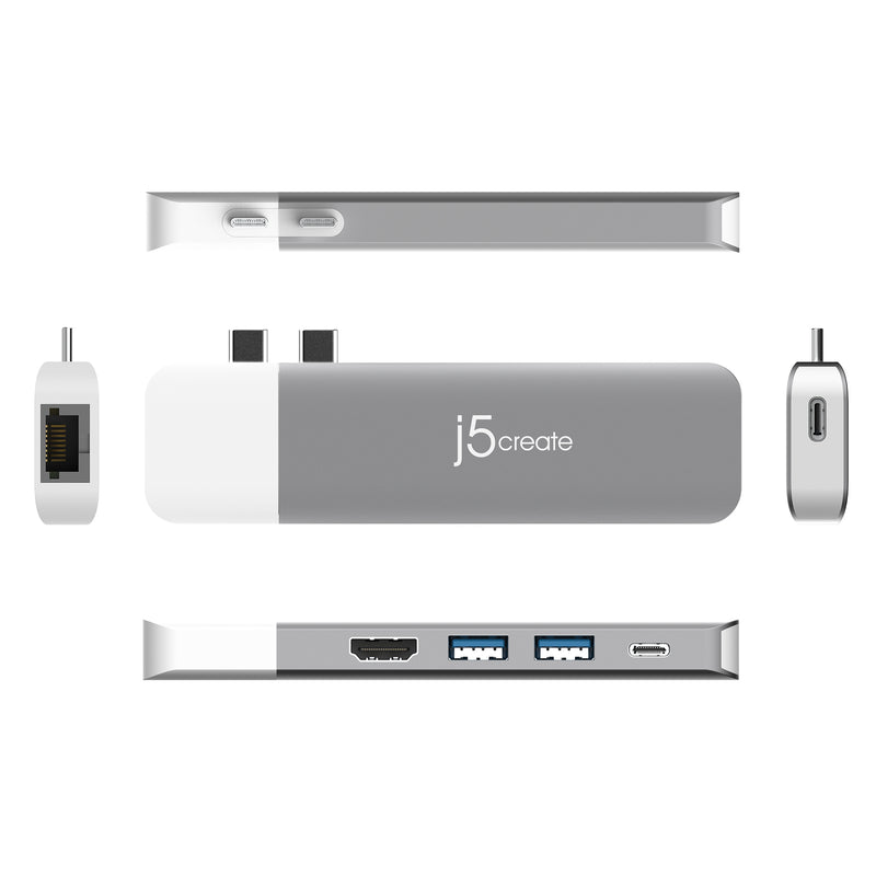 JCD387EK USB-C 6合1磁吸式 擴充基座套件組