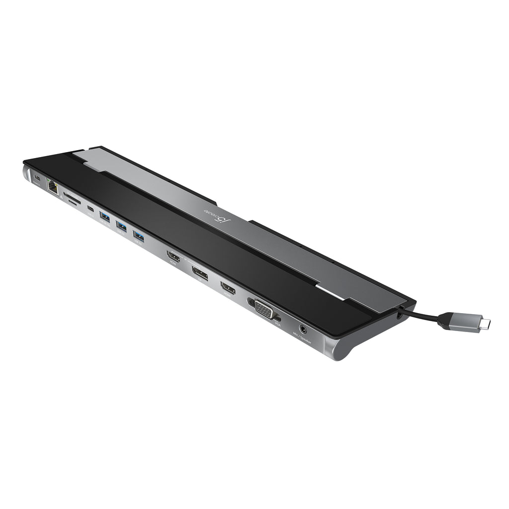 JCD543 USB-C 13合1多功能筆電擴充基座