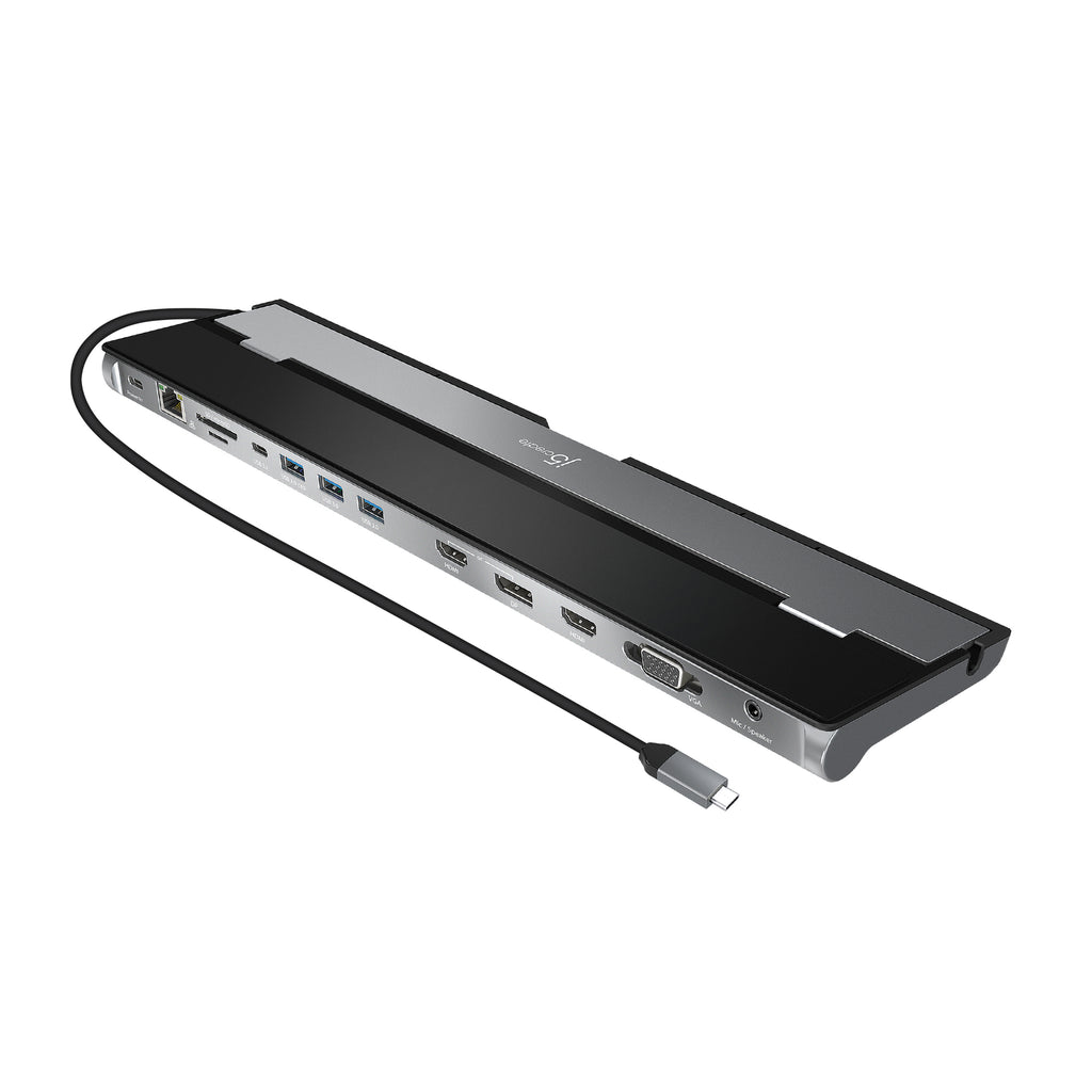 JCD543 USB-C 13合1多功能筆電擴充基座