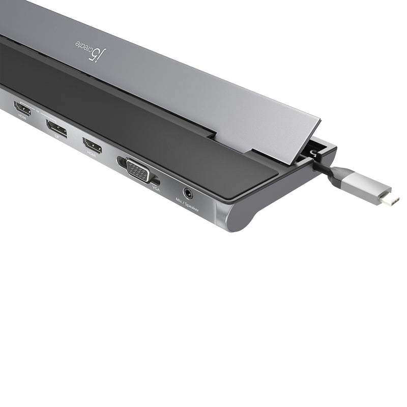 JCD543 USB-C 13合1多功能筆電擴充基座