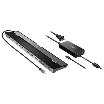 JCD543P USB-C™ 13合1多功能筆電擴充基座 附100W電源供應器