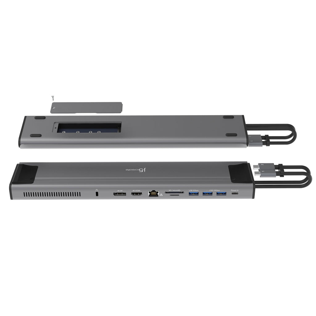 JCD552 USB-C M.2 SSD Gen2多功能儲存擴充座