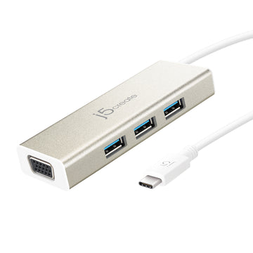 JCH411 USB 3.1 Type-C轉VGA充電傳輸集線器