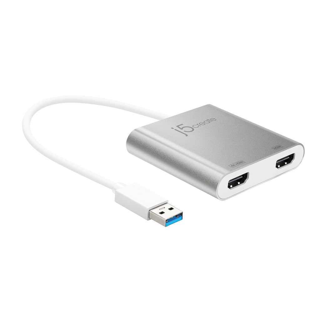 JUA365 USB3.0 to HDMI雙外接顯卡
