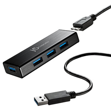 JUH340 USB 3.0 4埠迷你集線器