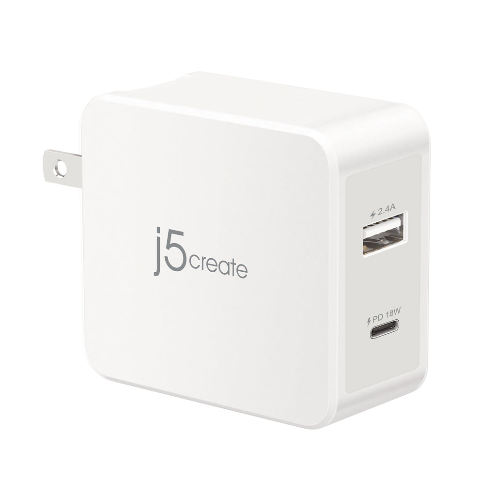 JUP2230 2-Port USB  PD3.0+QC4.0智慧型快速充電器