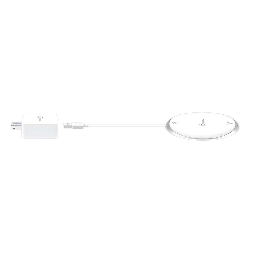 JUPW1101 10W無線充電盤(附QC3.0 USB快速充電器)